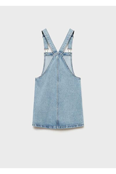 MANGO Kids Kısa Kot Jile Elbise