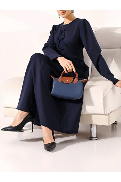 Modamorfo Стрічка Деталізована імпортна крепова сукня - Ласі