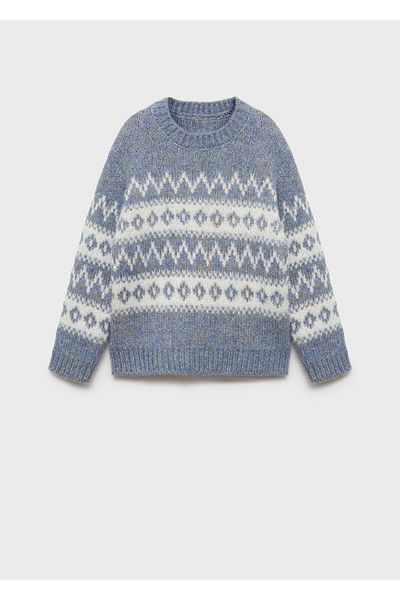 MANGO Kids Pulover Jacquard