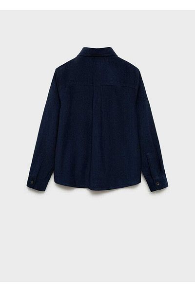 MANGO Kids Cordhemd mit normalem Schnitt