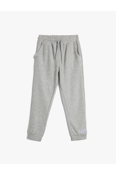 Koton Βασικό φούτερ Jogger με κουρτίνα με τσέπη στη μέση