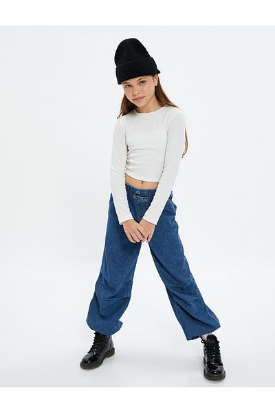 Koton Parachute Jeans Pocket Detailed Cotton - Parachute Jean