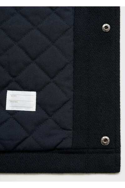 MANGO Kids Látkový kabát s kapsami