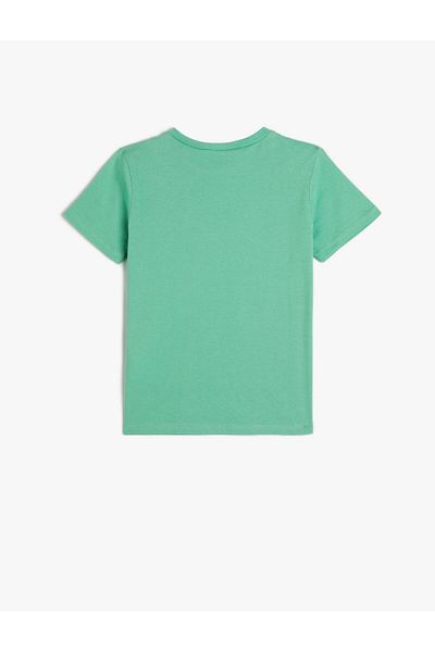 Koton Tricou de bază din bumbac cu mânecă scurtă