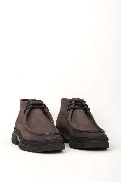 Pierre Cardinn Pierre Cardin Ανδρικές μπότες με κορδόνια Comfort Casual από γνήσιο δέρμα PC 44330 Mink