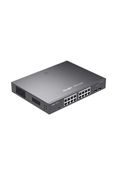 Genel Markalar Ruijie-Reyee RG-ES218GC-P 16 Port Poe+ 10-100-1000 Mbps + 2 Po...