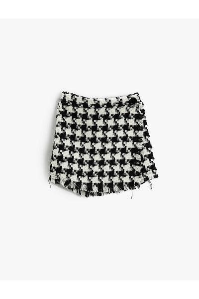 Koton Fustă scurtă cu model Houndstooth