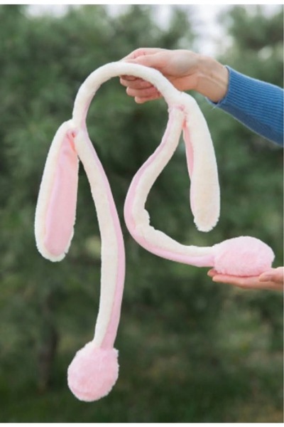 Kudi Плюшена играчка за деца с форма на заешка глава