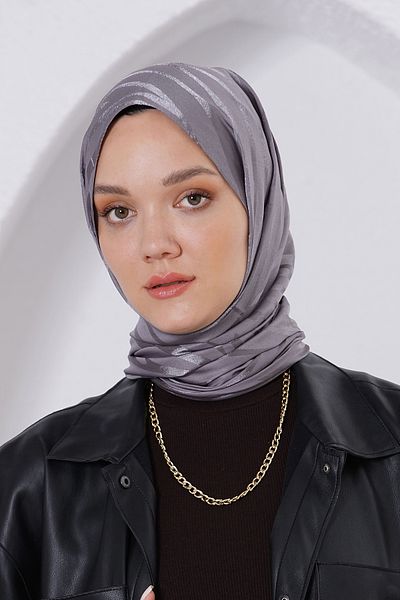 Loryan Scarf Jacquard Shawl - Zebra Flush Jacquard Shawl 4291