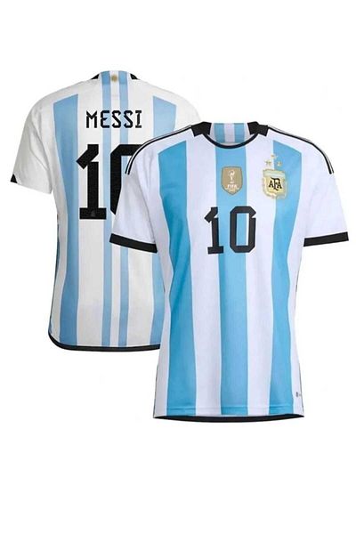 podium palace Argentina 2024 New Season Lionel Messi Home Jersey(Blue-White) 62Zp