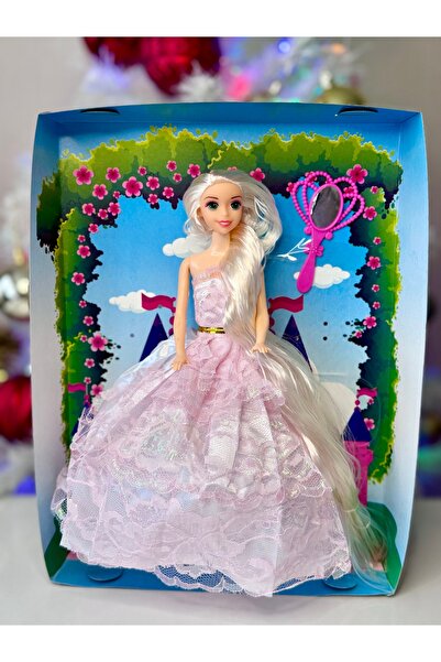 DF ToyShop UZUN SAÇLI PRENSES BEBEK