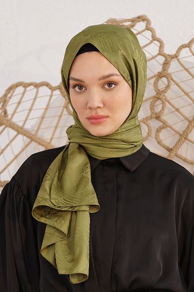 Loryan Scarf Jacquard Scarf - Retro Flush Jacquard Scarf 4262