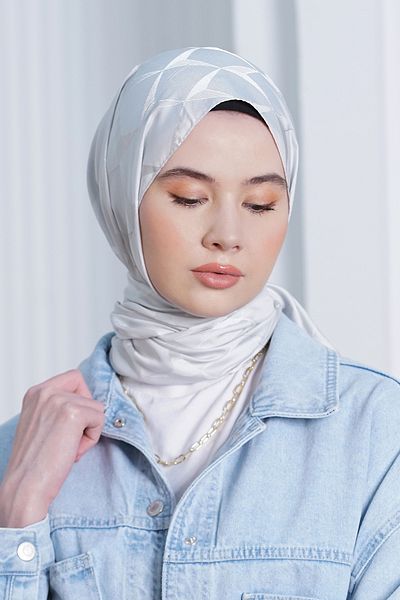 Loryan Scarf Jacquard Shawl - Cupra Flausch Jacquard Shawl 4290