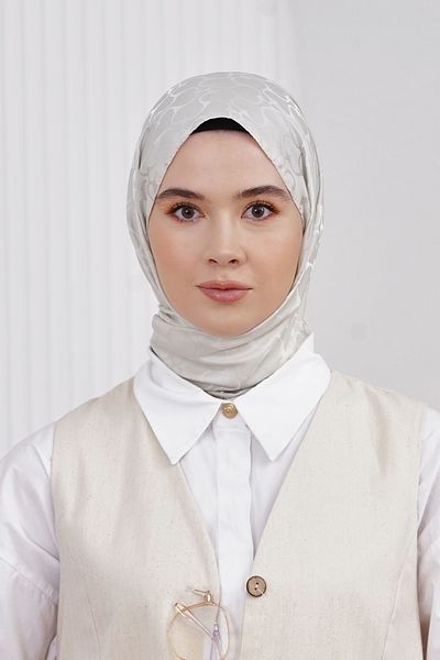 Loryan Scarf Jacquard Shawl - Karmen Flausch Jacquard Shawl 4292