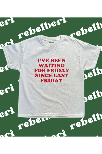 rebelberi تي شيرت بيبي تي مطبوع عليه I've Been Waiting For Friday Y2K Grunge ...