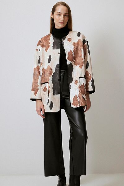Touché Privé Abstract Patterned Jacket