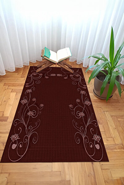 Viyana Home Digital Printed Non-Slip Base Washable Dowry Gift Prayer Mat Prayer Rug