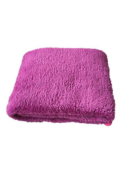 TİNEKE Soft Plush Cat and Dog Blanket - Welsoft Purple 1 Piece