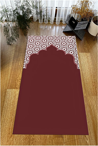 Viyana Home Digital Printed Non-Slip Base Washable Dowry Gift Prayer Mat Prayer Rug