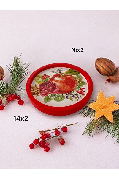 unique florya Kurumsal Hediyelik Yeni Yıl Yılbaşı Christmas Bardak Altlığı 14...