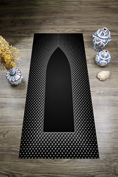 Viyana Home Digital Printed Non-Slip Base Washable Dowry Prayer Mat Prayer Mat