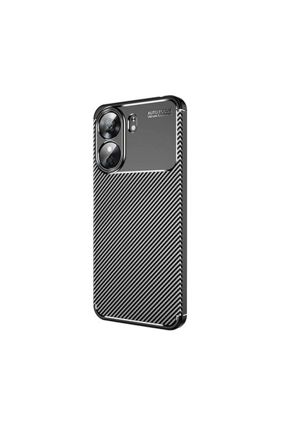 Generic Brand Xiaomi Redmi 13C Case Carbon Look Durable Premium Black Soft Silicone Case