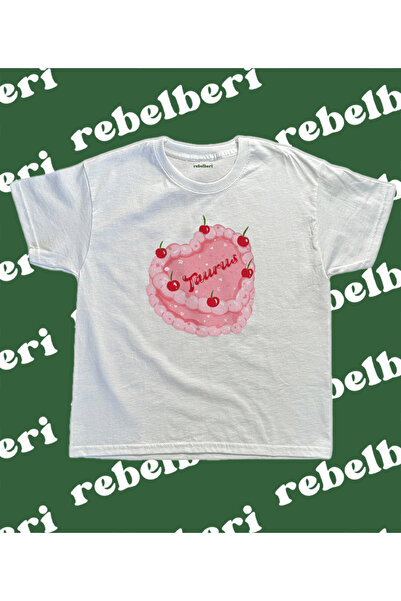 rebelberi Βρεφικό μπλουζάκι με μοτίβο Ταύρος - Y2K Grunge Fairycore, 100% βαμ...