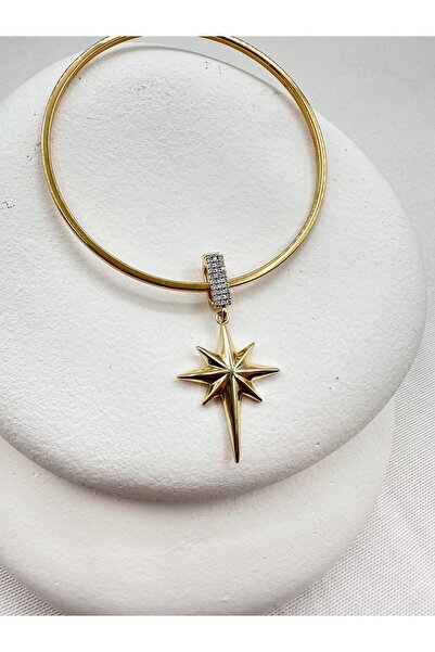 Jerie Gold Şimal Yıldızı4 Ajda Bilezik ve Kolye Charm