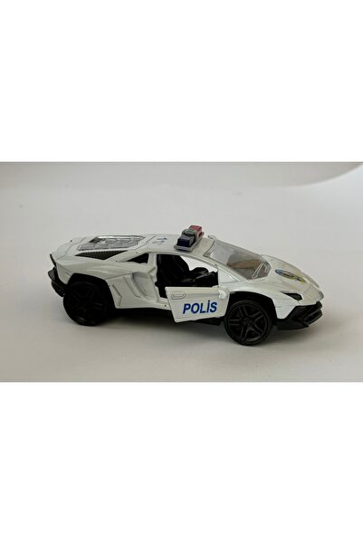 DF ToyShop Çek Birak Metal Poli?s Arabasi Kapisi Açilir