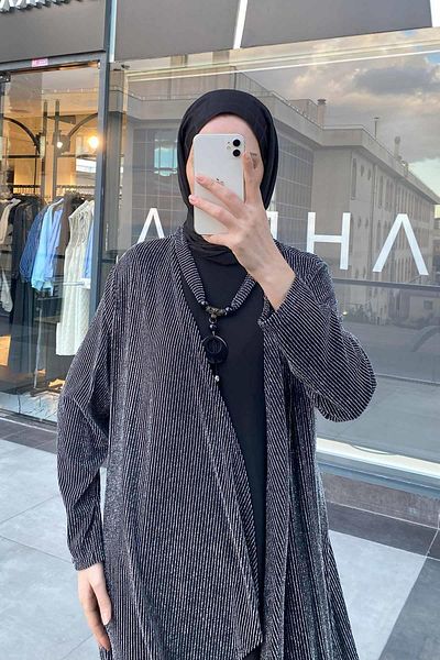 Sahraa Silver Color Glitter Suit