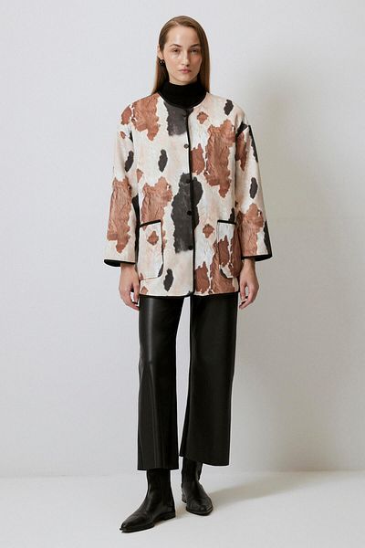 Touché Privé Abstract Patterned Jacket