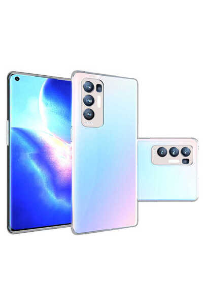 Techaks جراب Reno 5 Pro 5G غطاء Zore Super سيليكون - عديم اللون