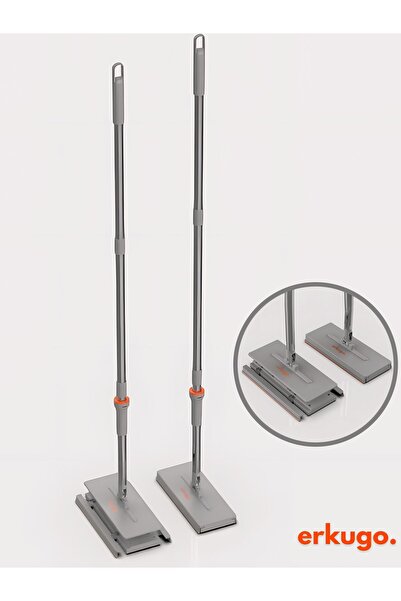 ERKUGO Otomatik Paspas, Temizlik Seti, Kolay Mop, Kavrama Bezli Mop, Silme Be...