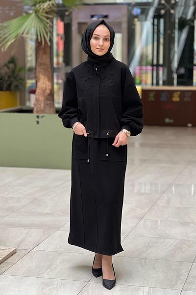 Ghisa طقم تنورة جيب الكنغر