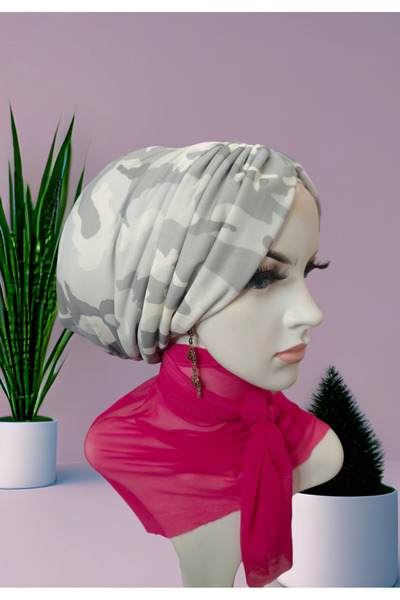 Balbaytesettur Dolgusuz Tüllü Tesettür bone