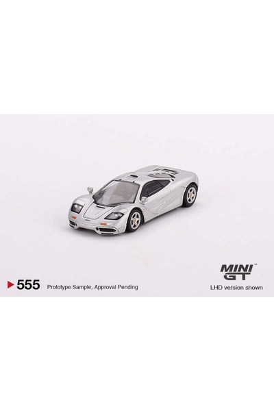 mini gt 1/64 McLaren F1 Magnesium Silver MGT00555
