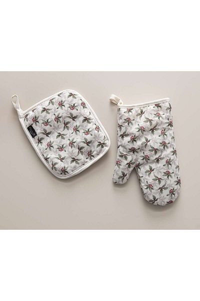 SWITA Kokina Premium Series Heat Resistant Oven with Kitchen Gloves & Holder Set 2 Pieces