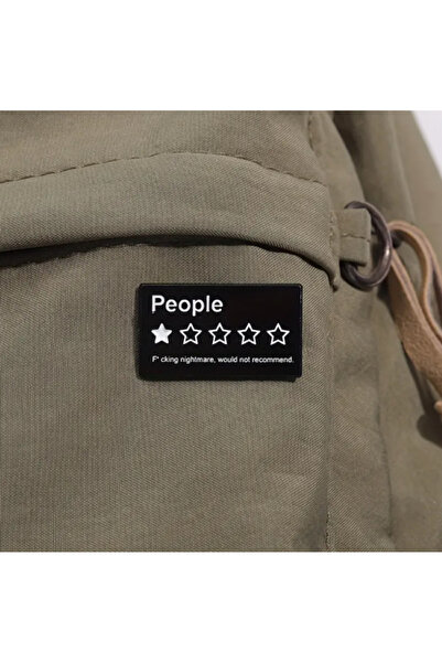 Genel Markalar Karikatür "People" Tasarım Broş Pin