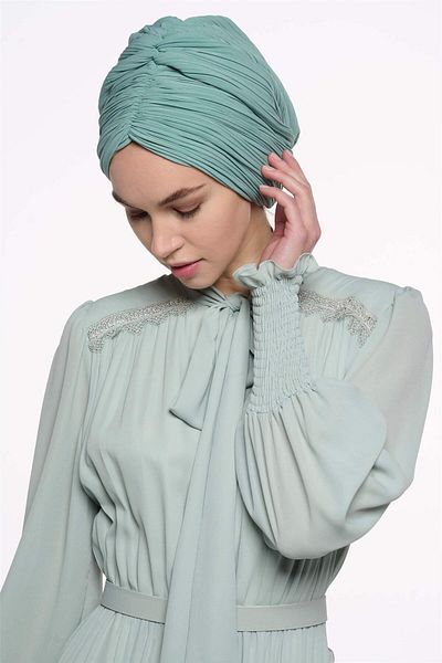 miha Hicran Önal Cross Binded Bone Mint