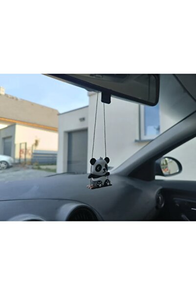 3DreaMaker Sallanan Panda Dikiz Ayna Süsü Yeni Trend Araba Süsü