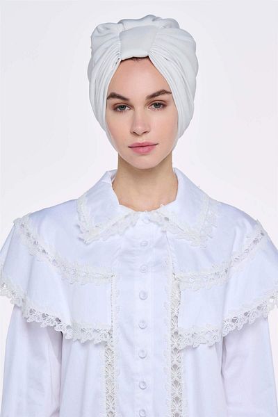 miha Hicran Önal White Handle Design Bonnet