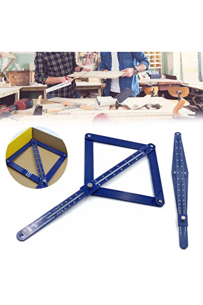 BGA Carpenter Ruler Corner Adjustable Plastic Angle Protractor Angle Measuring Ruler