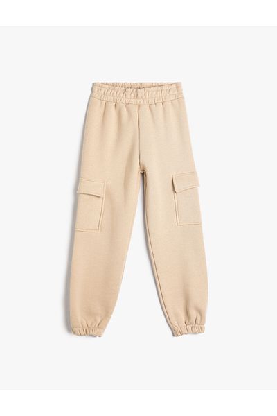 Koton Basic Jogger Sweatpants Pocket Detailed Elastic Waist Ribbon