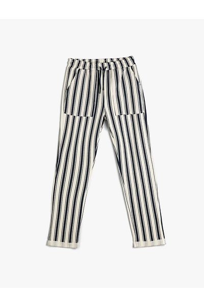 Koton Jogger Sweatpants Τσέπη Λεπτομερής Δέσιμο στη μέση Βαμβακερό