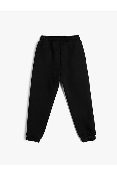 Koton Basic Jogger Sweatpants with Tie Waist Pocket Detail and Ribbon
