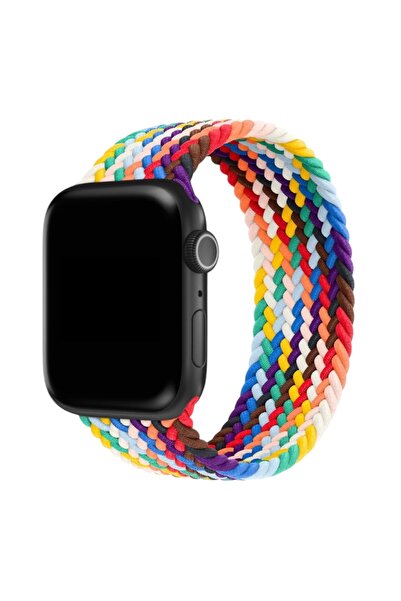 KILIF HOUSE Apple Watch 42 - 44 - 45 - 46 - 49mm Uyumlu Örgülü Loop Kordon