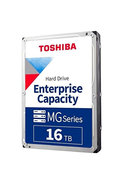 Toshiba 3.5" 16TB MG09ACA16TE 7200 RPM 512MB SATA-3 NAS ve Güvenlik Diski
