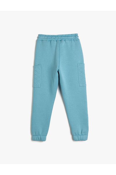 Koton Jogger Sweatpants with Tie Waist Pocket Detail and Ribbon