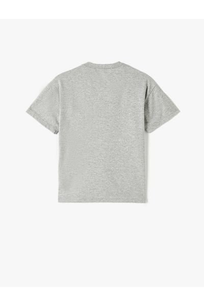 Koton Tricou cu mânecă scurtă cu imprimeu tigru și decolteu