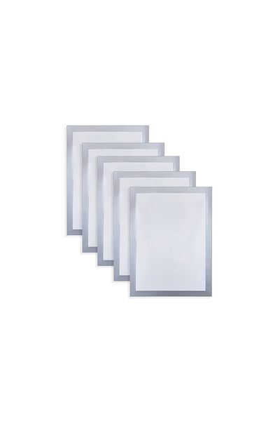 Hdg Aluminum Color 5Pcs Double Magnet Fireplace Magnet Picture Announcement Board - 10X15Cm